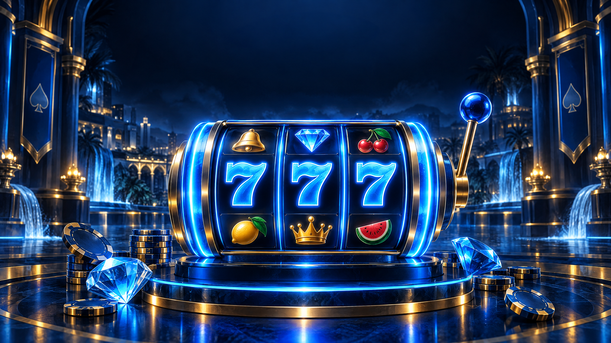ภาพสล็อตคาสิโนสีน้ำเงินของ winbat789